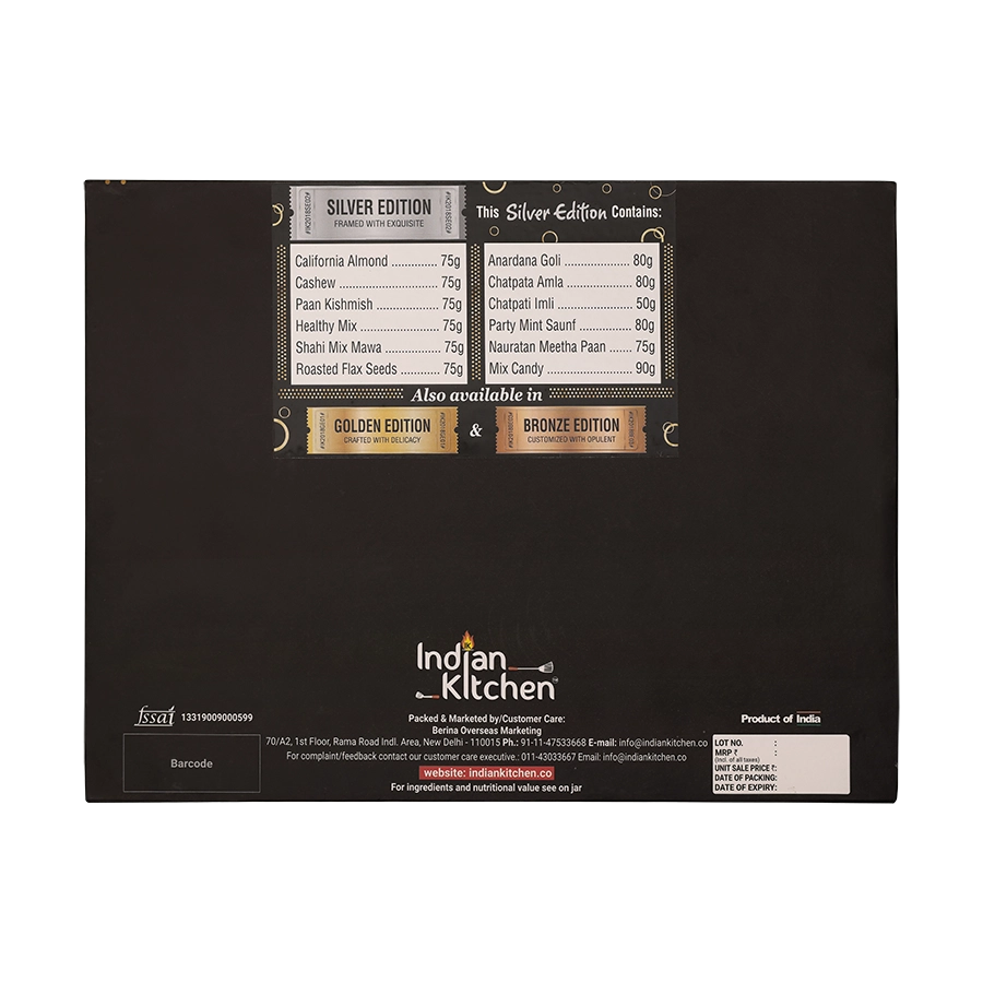 Indian Kitchen Silver Edition Gift Pack Indian Kitchen Silver Edition Gift Pack - Indian Kitchen